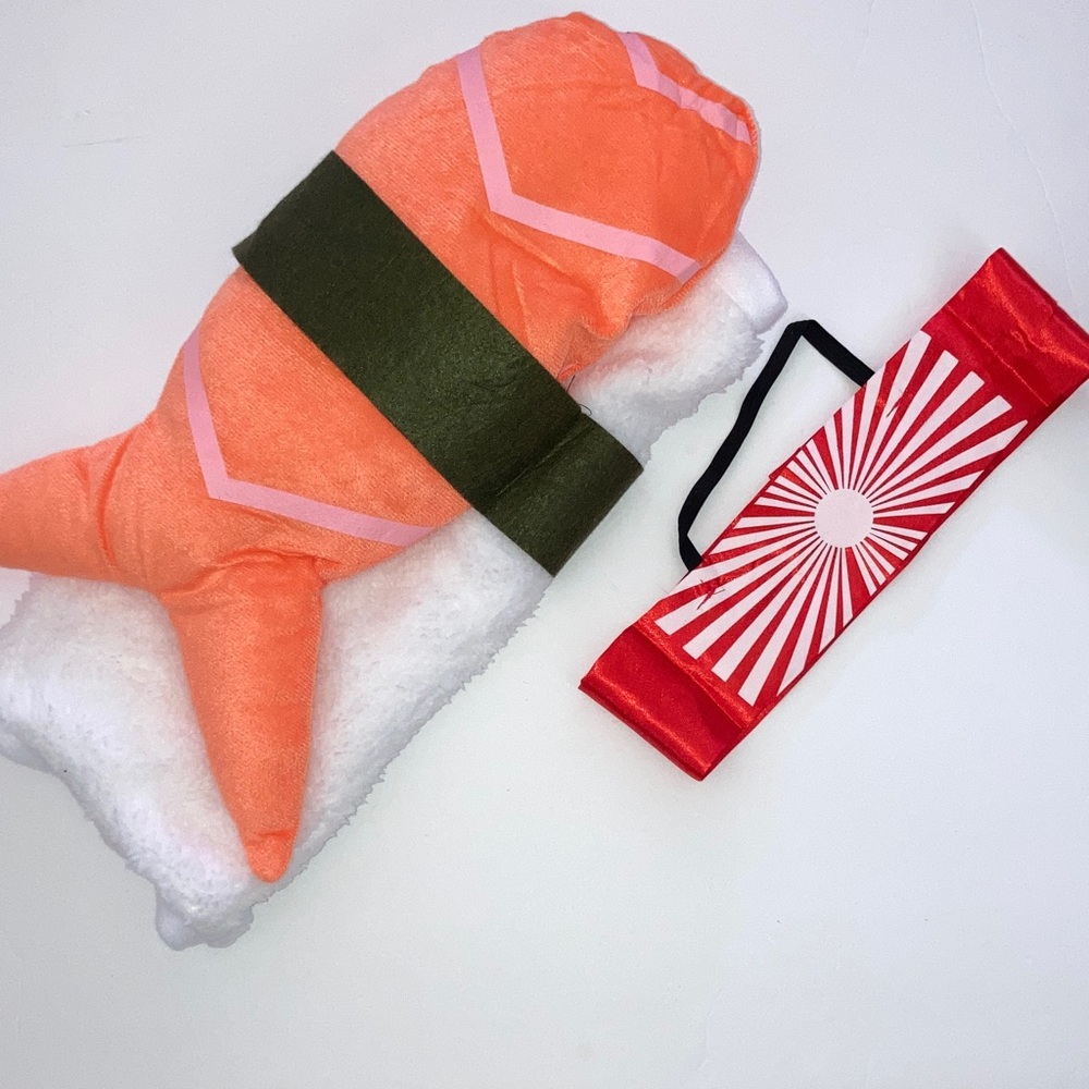Rubie's Plush Fish Halloween Sushi Dog Costume Set New